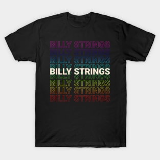 Billy Strings Kinetic Typography Style T-Shirt